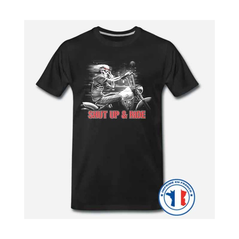 Bikers-Custom : T shirt biker shup and ride