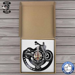 Horloge murale Vintage en vinyle