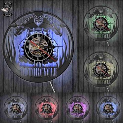 Bikers-Custom : Horloge murale the biker