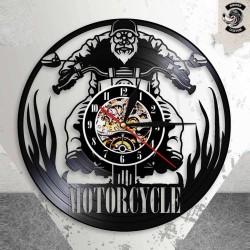 Bikers-Custom : Horloge murale the biker