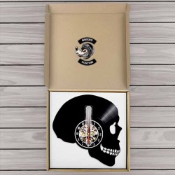 Horloge murale the head skull