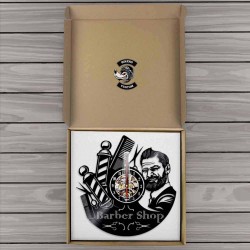 Horloge murale barber shop 1