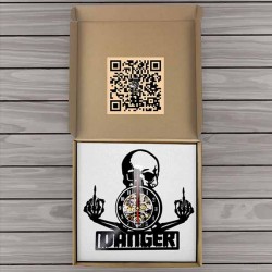 Horloge murale squeleton