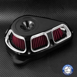 Bikers-Custom : Filtre à air jet pour Harley de 1991-2018