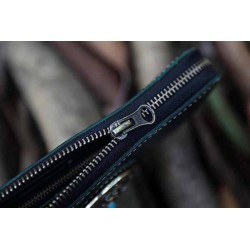 Bikers-Custom : Portefeuille cuir biker Ethnic style