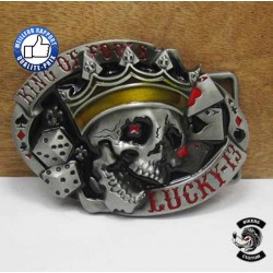 Boucle de ceinture biker lucky 13 king