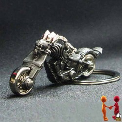 Bikers-Custom : Porte clés skull choppers