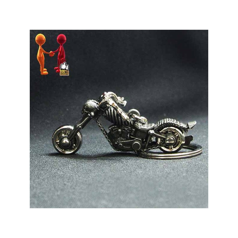 Bikers-Custom : Porte clés skull choppers