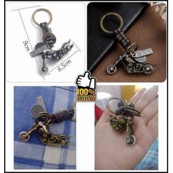 Porte clés skull chopper