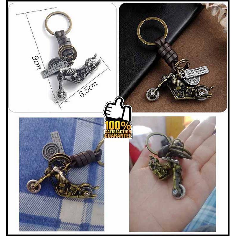 Bikers-Custom : Porte clés skull chopper