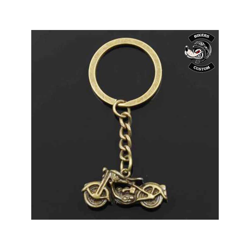 Bikers-Custom : Porte clés Harley bronze