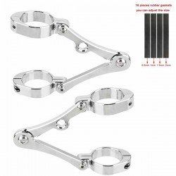 support de phare universel chrome pour HD et custom japonais