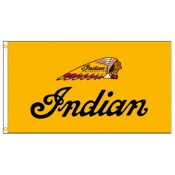 Bikers-Custom : Drapeau biker Indian Motorcycle