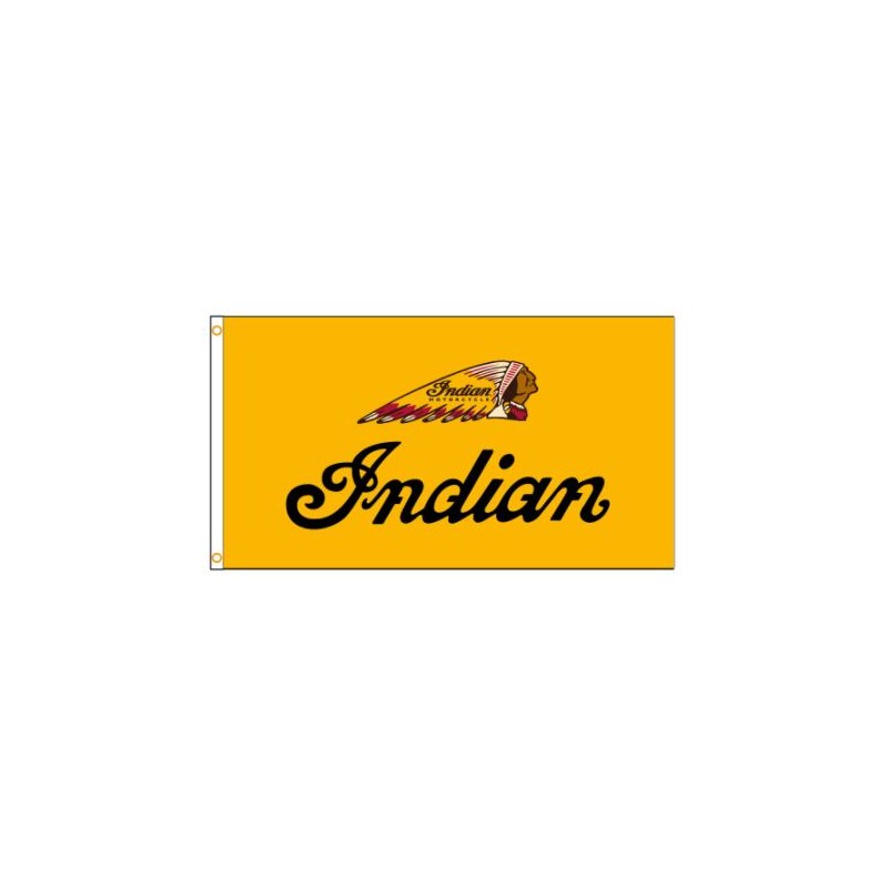 Bikers-Custom : Drapeau biker Indian Motorcycle