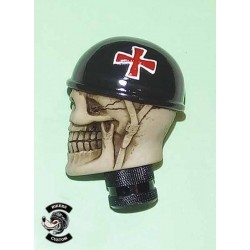 Pommeau de vitesses skull biker cdm
