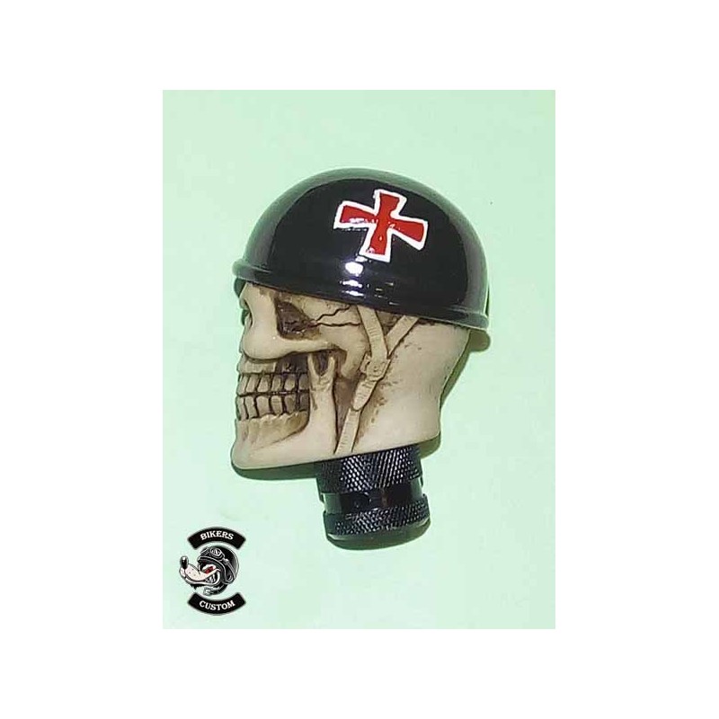 Bikers-Custom : Pommeau de vitesses skull biker cdm