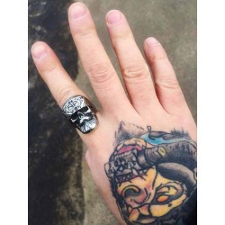 Bikers-Custom : Bague biker bearded
