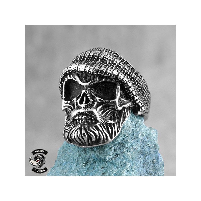 Bikers-Custom : Bague biker gangster
