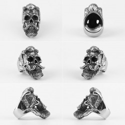 Bikers-Custom : Bague biker badass