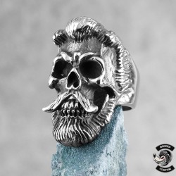 Bague biker badass