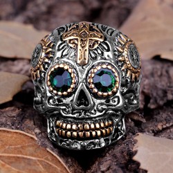 Bikers-Custom : Bague biker cyberpunk