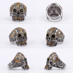 Bikers-Custom : Bague biker cyberpunk