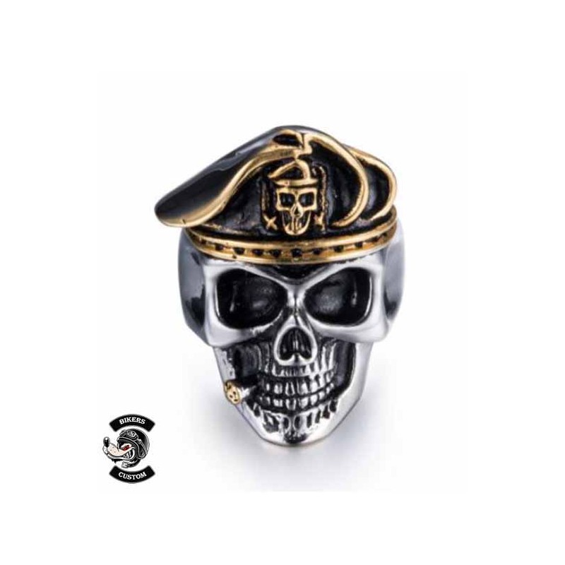 Bikers-Custom : Bague biker officer