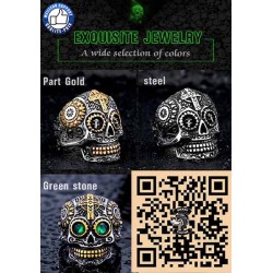 Bikers-Custom : Bague bikers black soldier