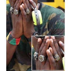 Bikers-Custom : Bague bikers black soldier
