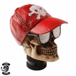 Bikers-Custom : Pommeau de vitesses skull cap