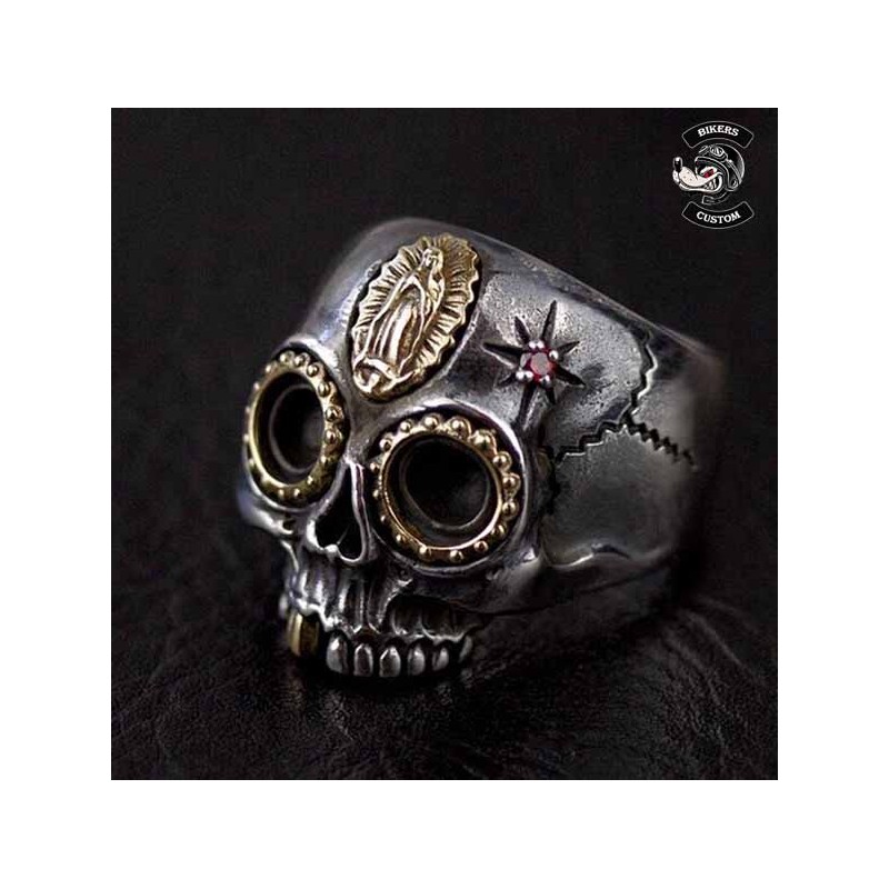 Bikers-Custom : Bague bikers SANTA VIRGEN