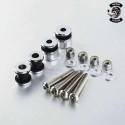 Kit de fixation pour sissy bar amovible Harley