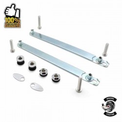 Kit de fixation pour sissy bar amovible Harley super glide