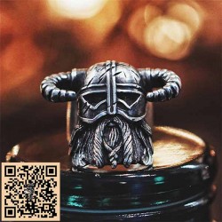 Bague biker Viking
