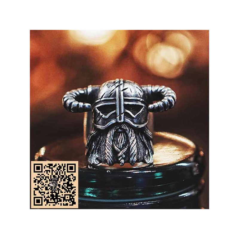 Bikers-Custom : Bague biker Viking