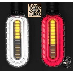 Clignotants moto universels Handle pour custom et Harley