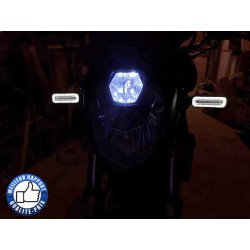 Bikers-Custom : Clignotants moto universels Handle pour custom et Harley