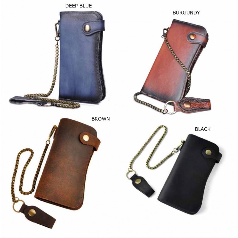 Bikers-Custom : Portefeuille tasteful en cuir bikers