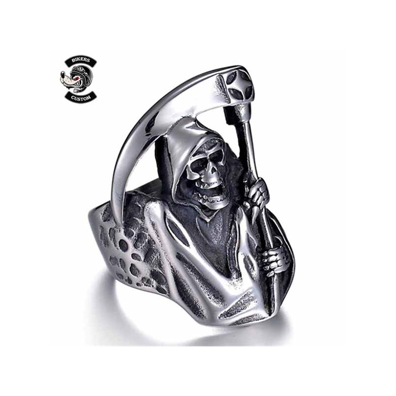 Bikers-Custom : Bague bikers spectre