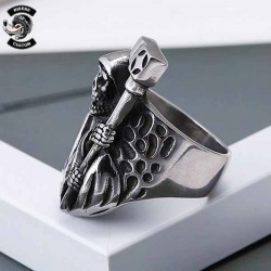 Bikers-Custom : Bague bikers spectre