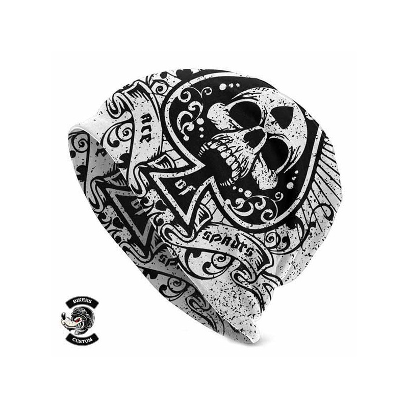 Bikers-Custom : Bonnet ou beanie as de pique