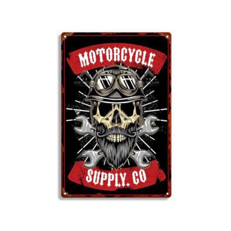 Bikers-Custom : Plaque métal décorative supply.co