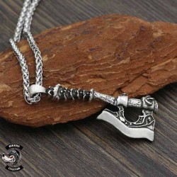 Bikers-Custom : Pendentif hache viking