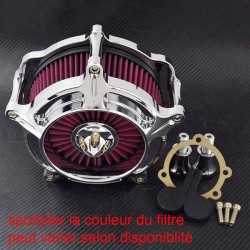 Bikers-Custom : Filtre à air turbine sportster de 1991-2019
