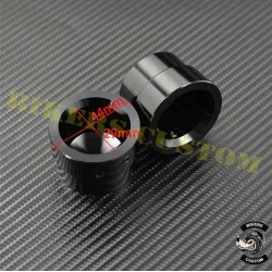 Bikers-Custom : Caches axe de roue avant Harley et custom