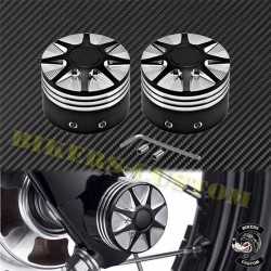 Bikers-Custom : Caches axe de roue Wheel pour Harley et custom