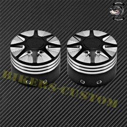 Bikers-Custom : Caches axe de roue Wheel pour Harley et custom