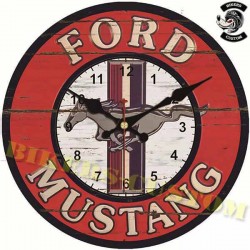 Horloge murale Ford Mustang