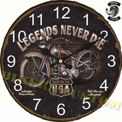 Horloge murale Legend Never Die