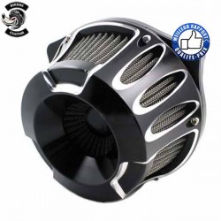 Filtre à air big Sucker noir pour Harley de 1991-2017